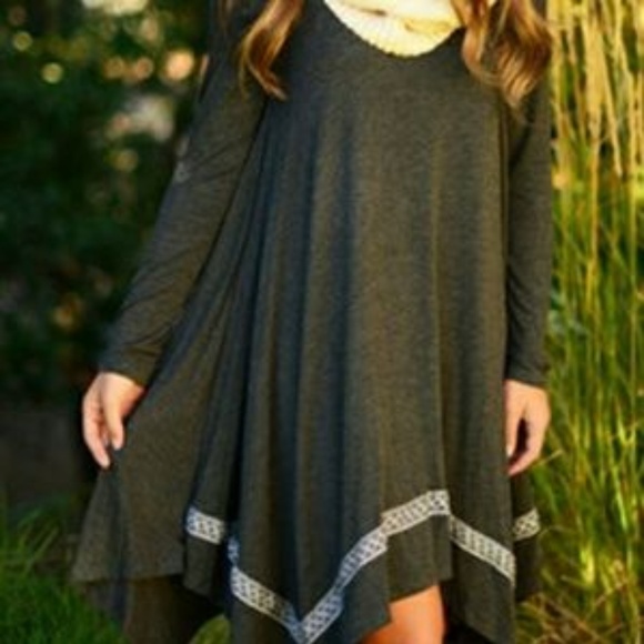 Dresses & Skirts - ☆☆SOLD☆☆ Long Sleeved Asymmetrical Dress